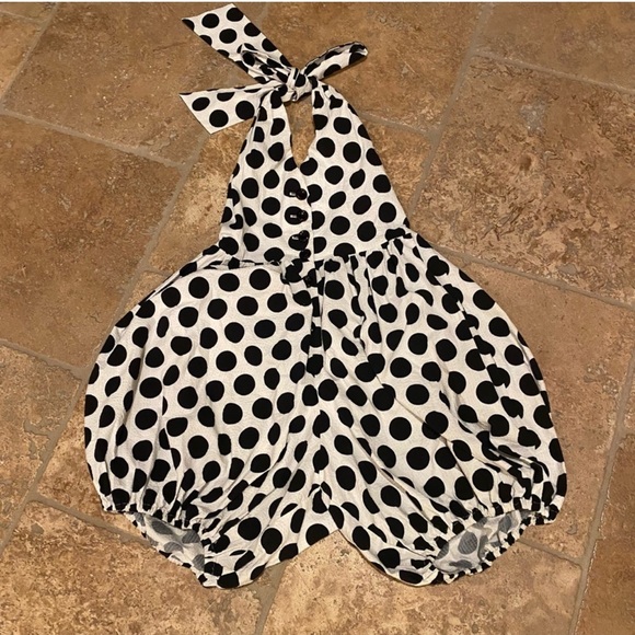 Betsey Johnson rare bubble halter romper size medium - Picture 1 of 7
